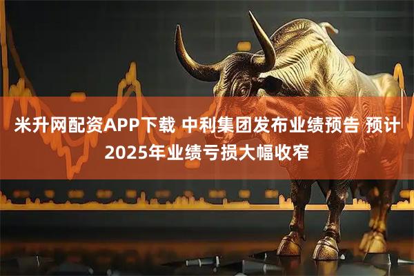 米升网配资APP下载 中利集团发布业绩预告 预计2025年业绩亏损大幅收窄
