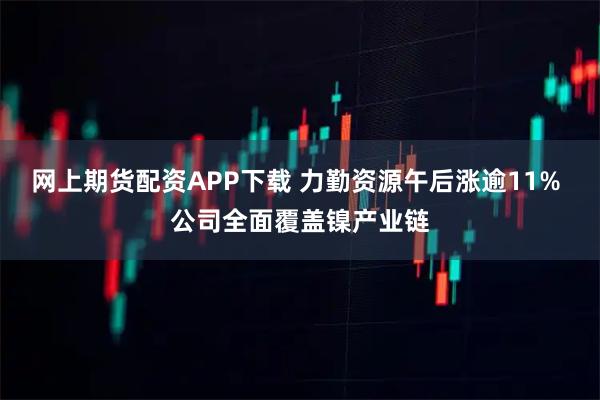 网上期货配资APP下载 力勤资源午后涨逾11% 公司全面覆盖镍产业链